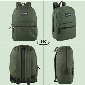 Backpacks with Adjustable Padded‎ Straps|School Backpacks for Girls, Boys- Green